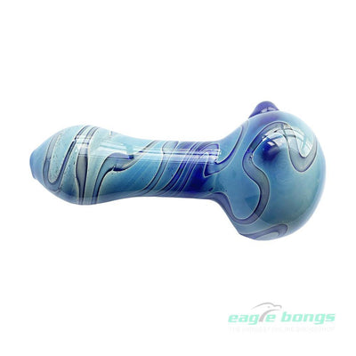 EagleBongs  Glass - Cyclops Agua Azul Hand Pipe - eaglebongs