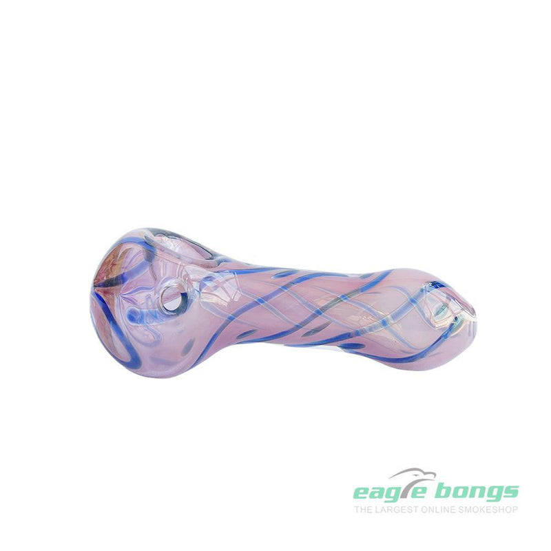 SWIRLED COLOR CHANGING SPOON - PINK BLUE - eaglebongs