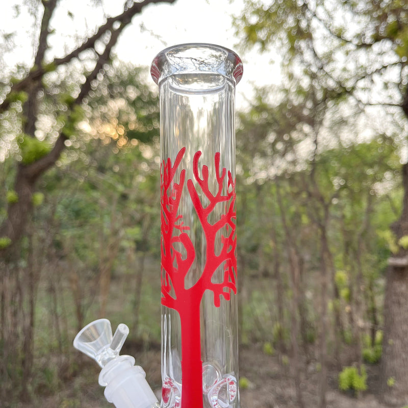Water Pipe outside the big red tree