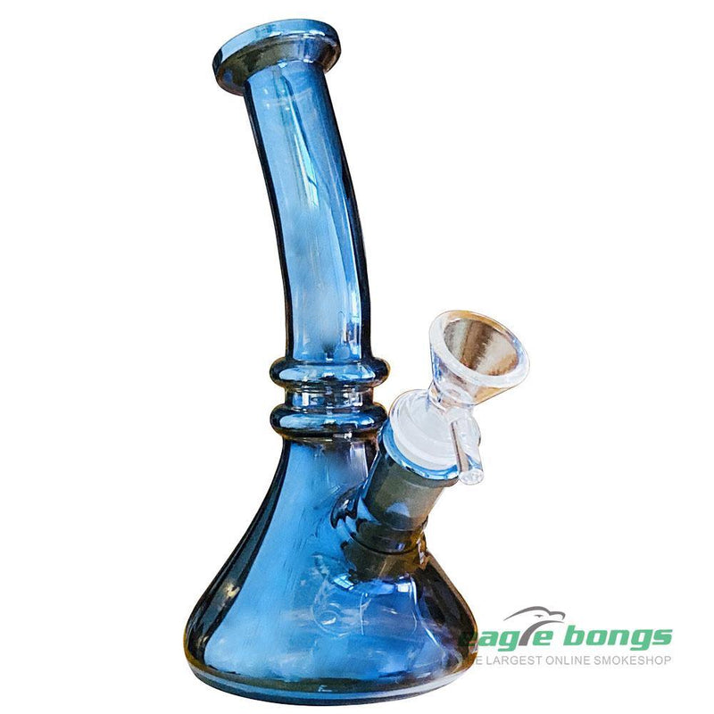 Colored Reflective Beaker Bong - 7.87IN