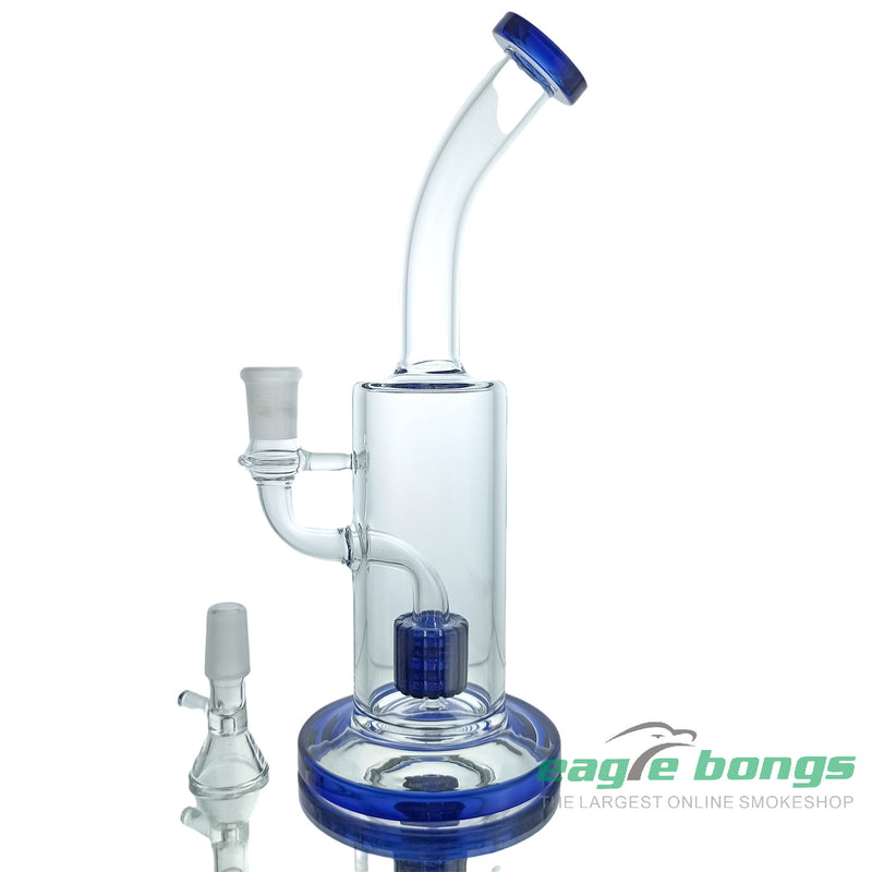 Bubblers With Blue Color Base And MATRIX 9.3IN