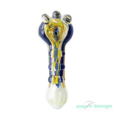EagleBongs  Glass - Bone Head Skull Glass Pipe - eaglebongs