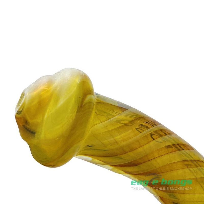 Small Mouthpiece  Scientific  Bubblers | Yellow - 6.29IN - eaglebongs