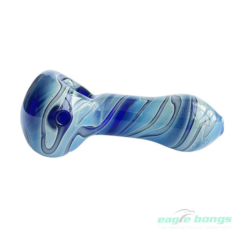 EagleBongs  Glass - Cyclops Agua Azul Hand Pipe - eaglebongs