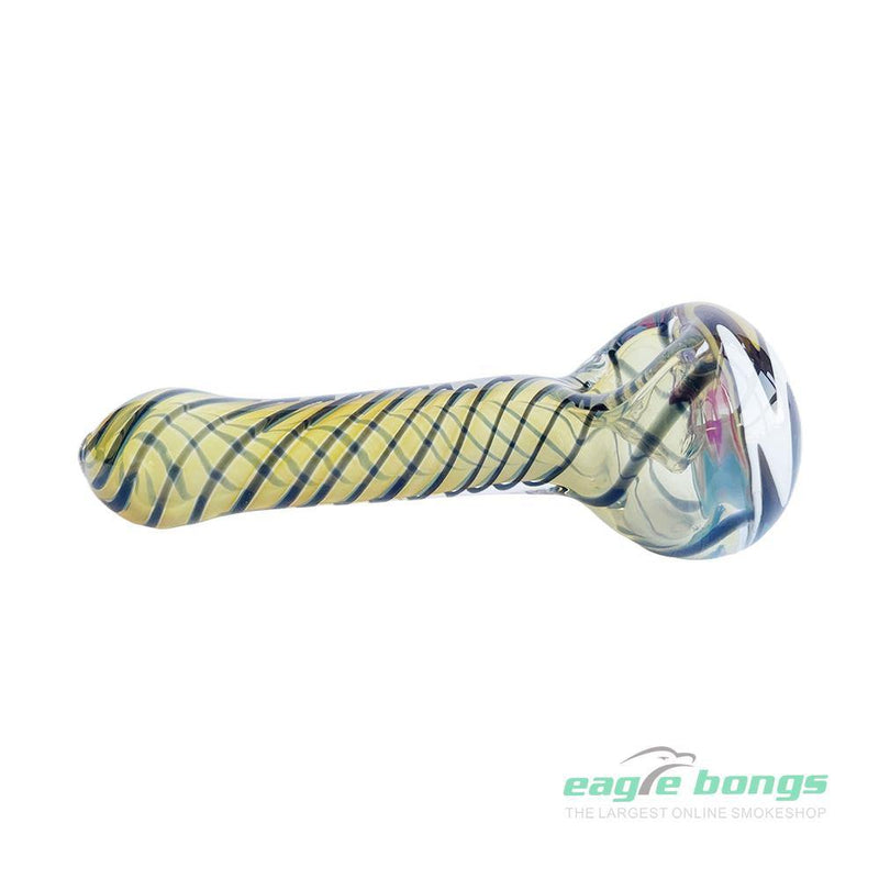 EagleBongs  Glass Thick Mouth Colored Glass Bubbler -4.3&