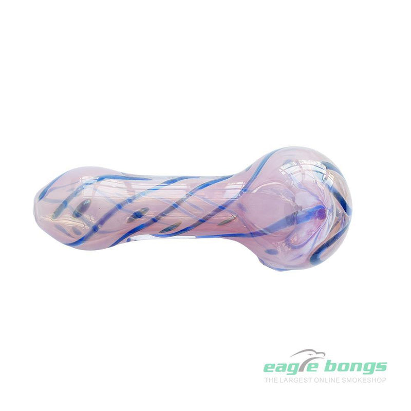 SWIRLED COLOR CHANGING SPOON - PINK BLUE - eaglebongs