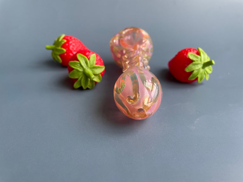GIRLY GIRL GLASS PIPE - PINK