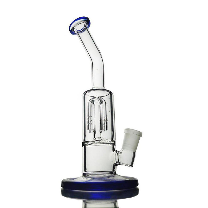 Bubblers With  Bule Color Base And Mouthpiece 7.3" - eaglebongs