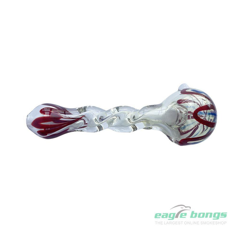 EagleBongs Glass - Freeze-A-Bowl Glitter Pipe in Green Gold - eaglebongs
