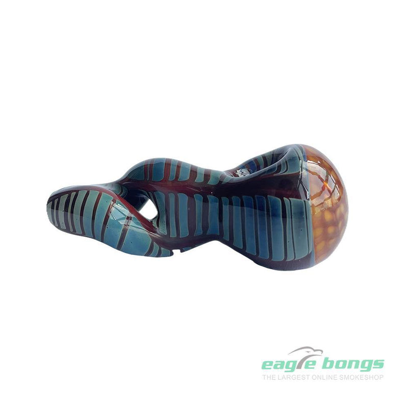 EagleBongs  Glass - Freeze-A-Bowl Glitter Pipe in Hot Pink - eaglebongs