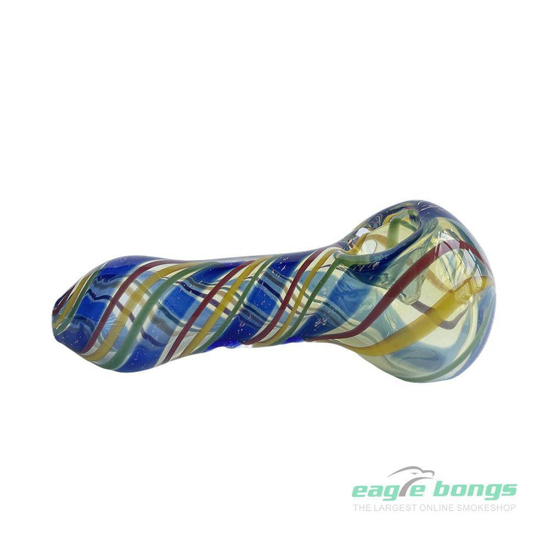 EagleBongs Glass - Freeze-A-Bowl Glitter Pipe in Lavender - eaglebongs
