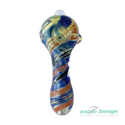EagleBongs  Glass - Freeze-A-Bowl Glitter Pipe in Rose Gold - eaglebongs