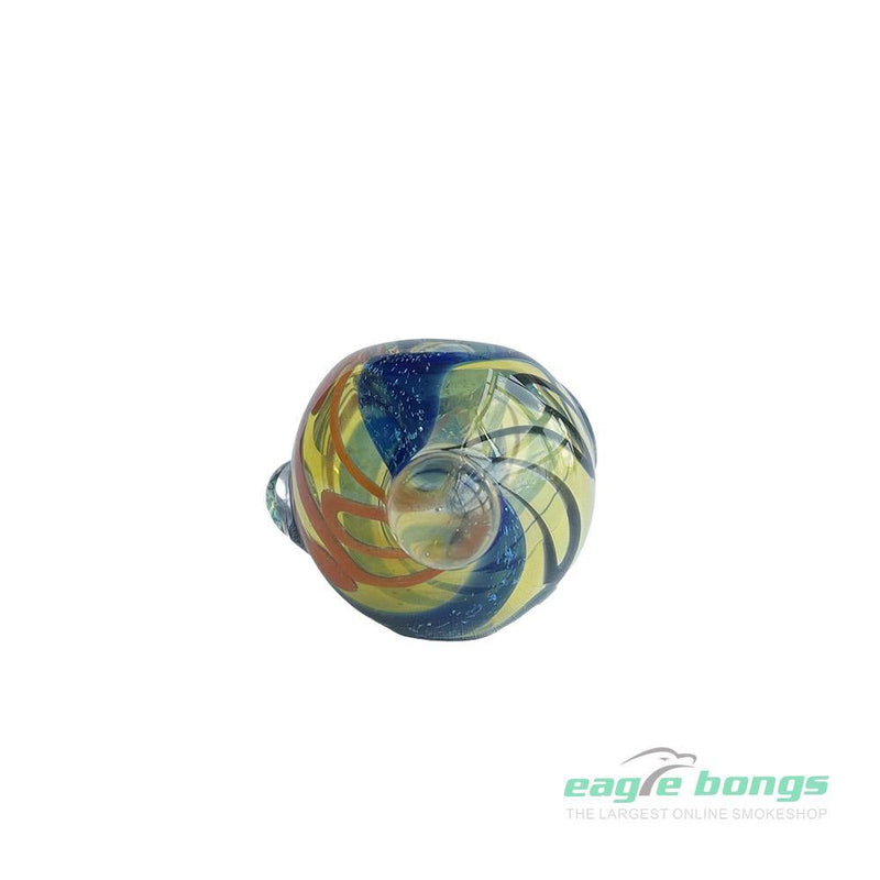 EagleBongs  Glass - Freeze-A-Bowl Glitter Pipe in Rose Gold - eaglebongs
